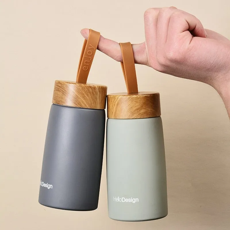 280ml Creative Fashion Insulation Coffee Cup Stainless Steel Thermos Bottle Cute Mini Water Bottle Portable Outdoor Travel Mug