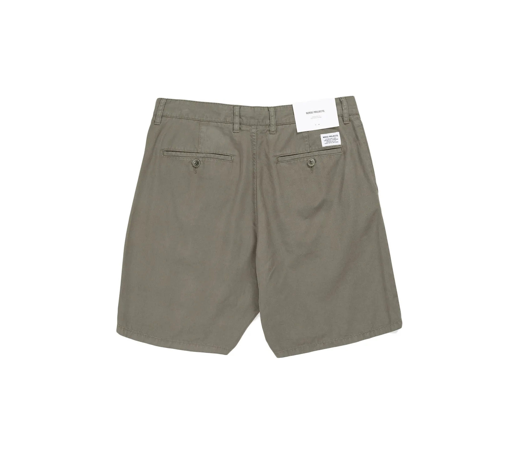 Aros Regular Light Shorts | Dried Sage Green