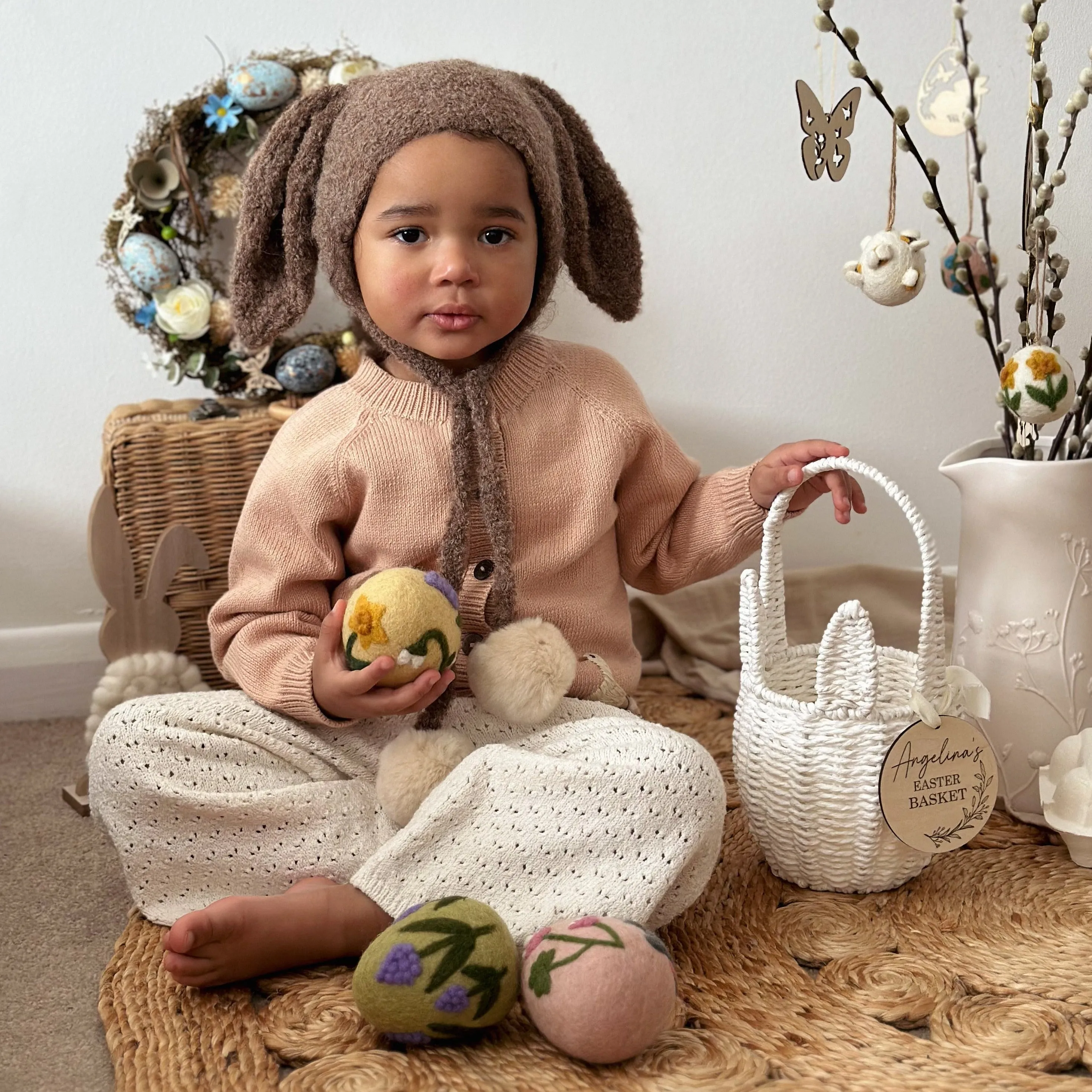 Artisan Easter Egg Pearl Hyacinth