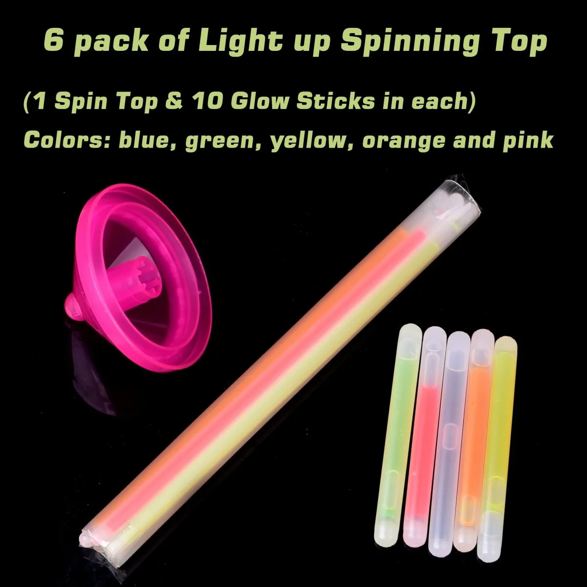 Assorted Glow Stick Party Favors