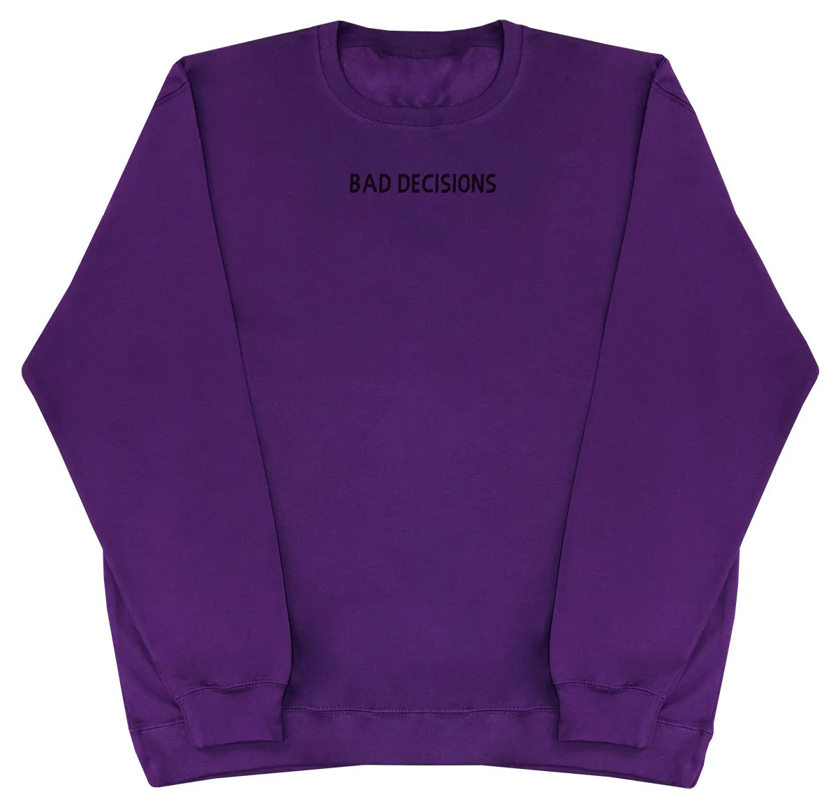 Bad Decisions - Kids Oversized Comfy Sweater