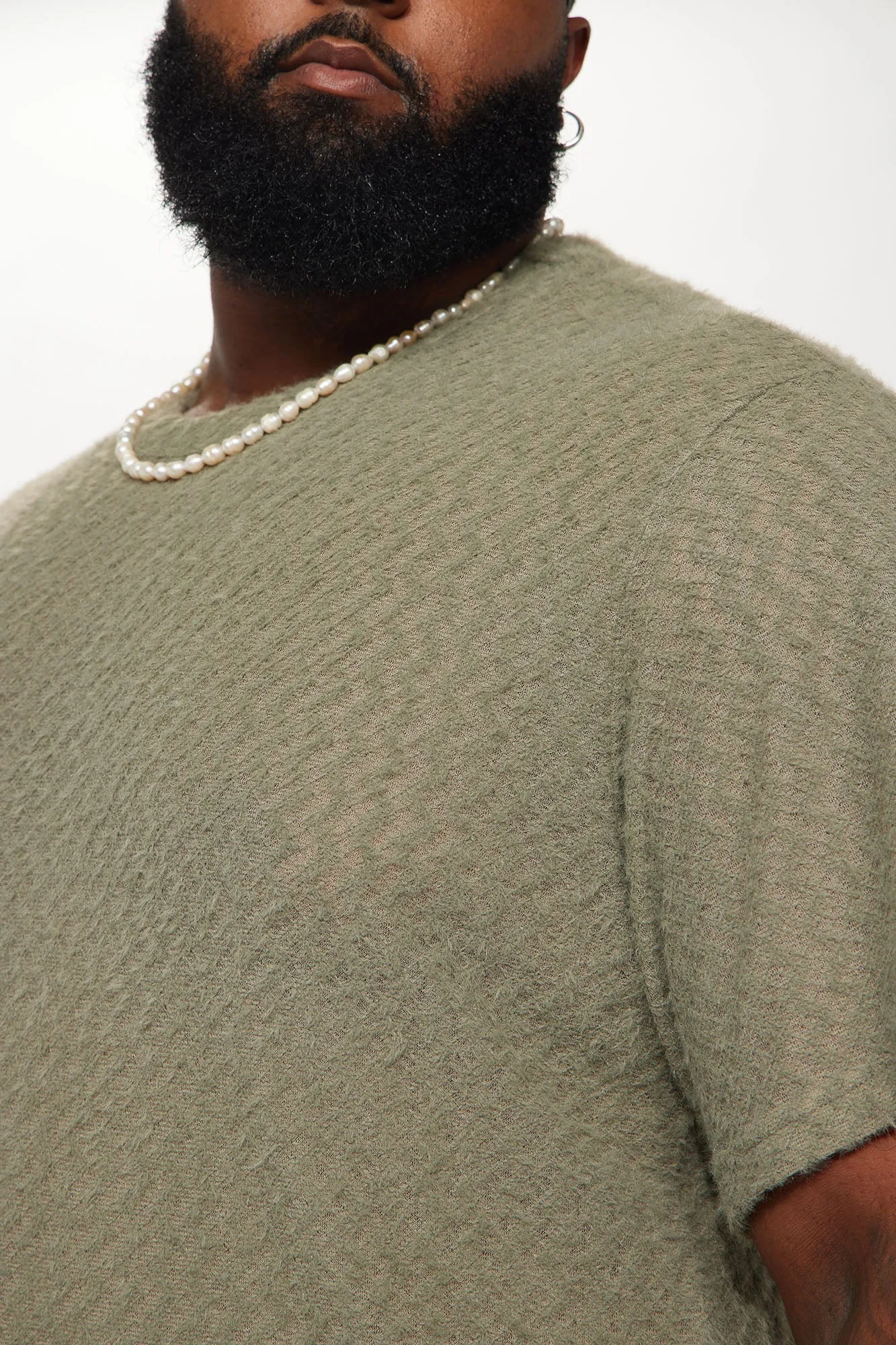 Beach Bum Comfy Short Sleeve Crew Tee - Olive