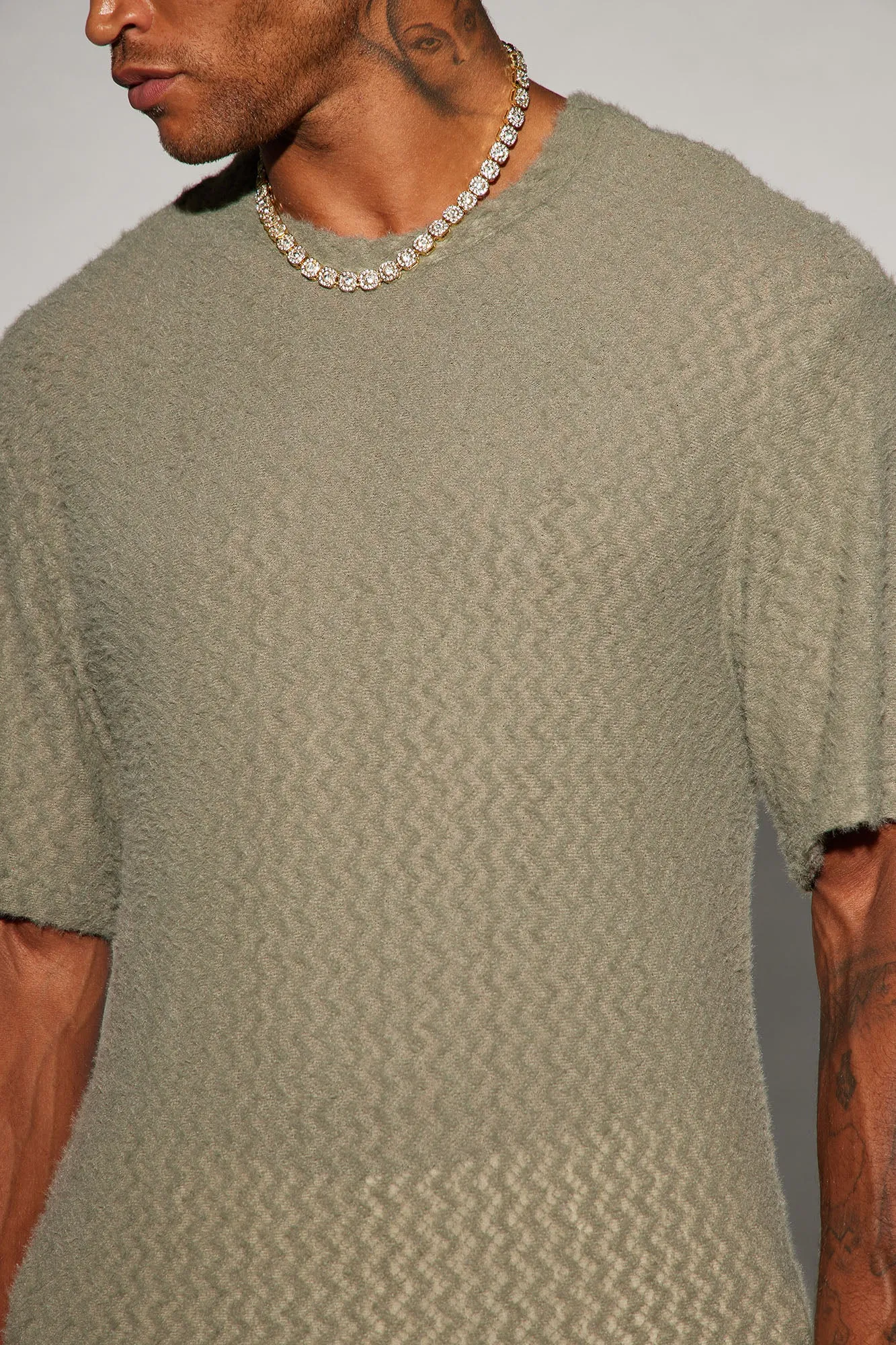 Beach Bum Comfy Short Sleeve Crew Tee - Olive