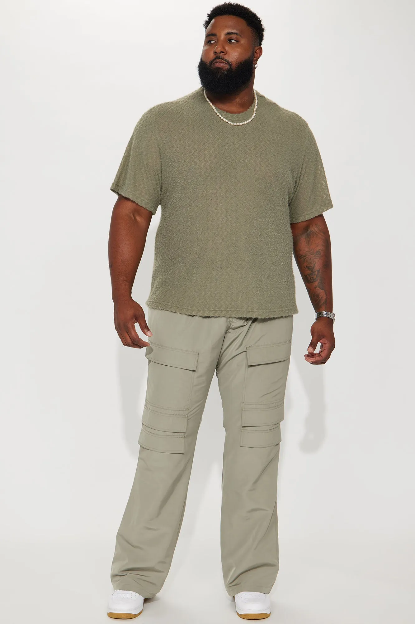 Beach Bum Comfy Short Sleeve Crew Tee - Olive