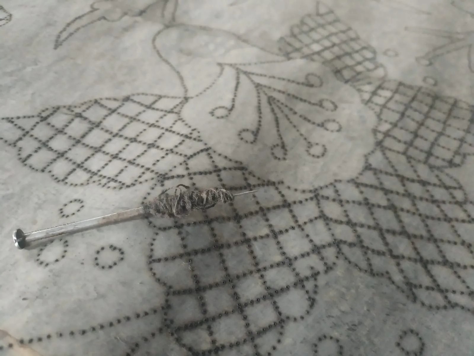 Bohemian bedding "Dream of Kashmir" hand embroidered bedspread double bed