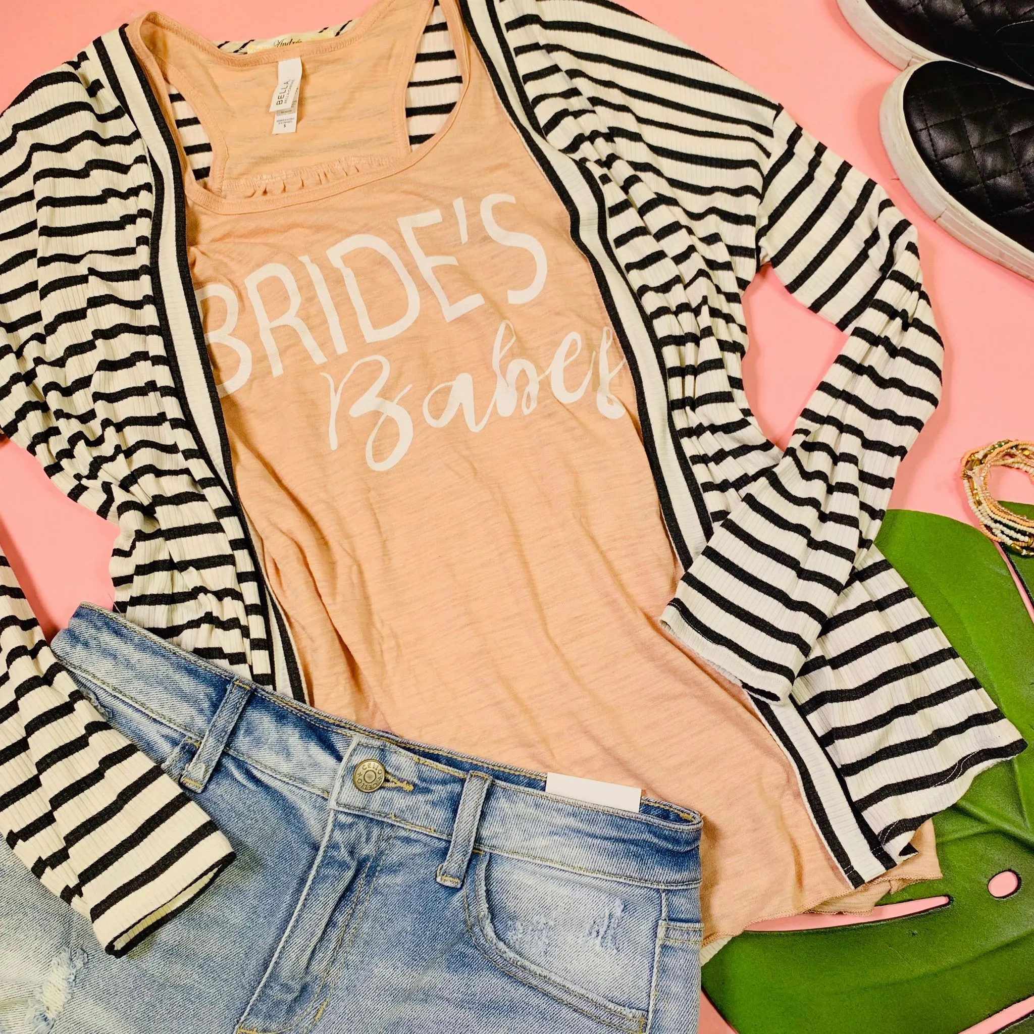 Bride's Babes Pink Tank Top