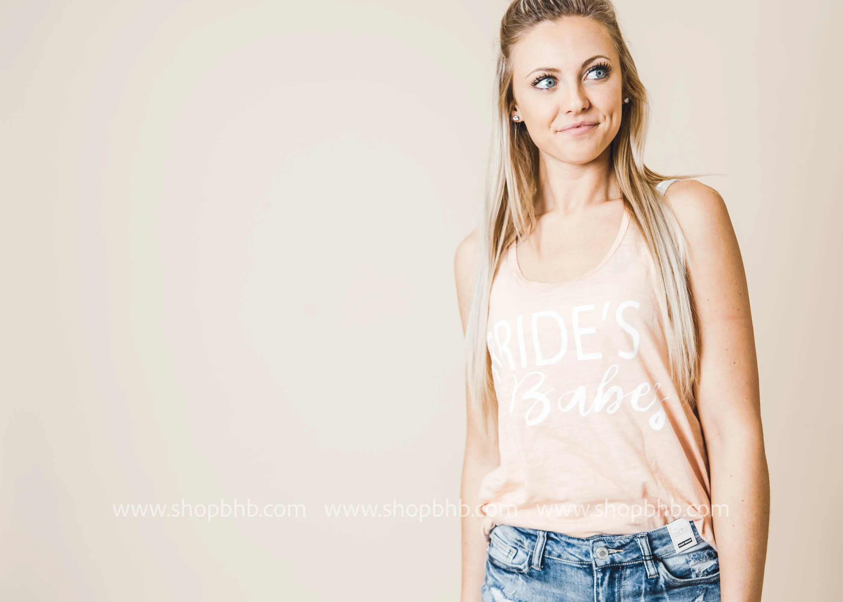 Bride's Babes Pink Tank Top