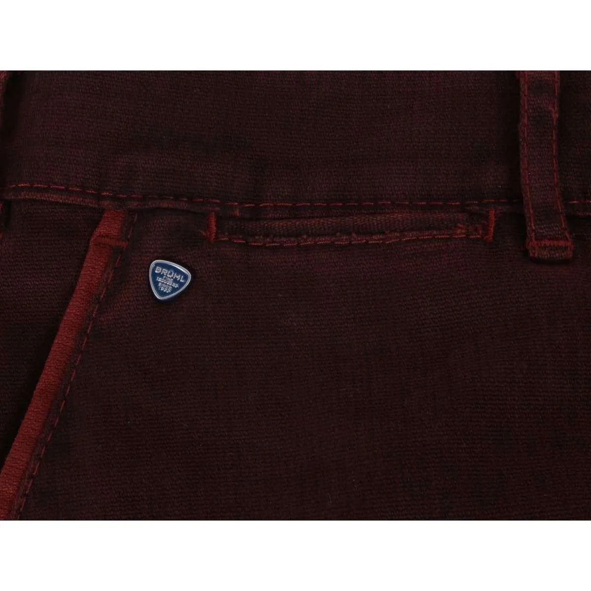 BRUHL Venice B Turn Autumn Weight Chinos - Red