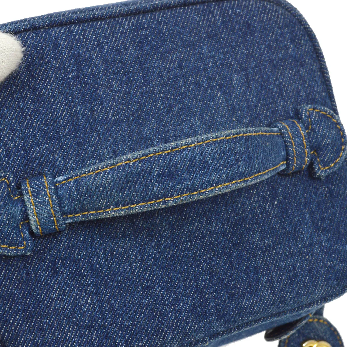 CHANEL 1996-1997 Denim Timeless Handbag 22669