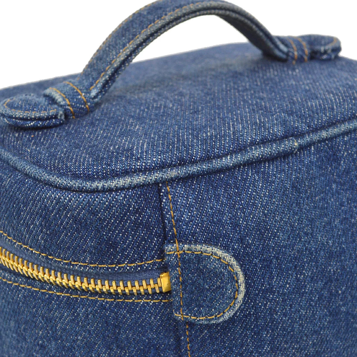 CHANEL 1996-1997 Denim Timeless Handbag 22669