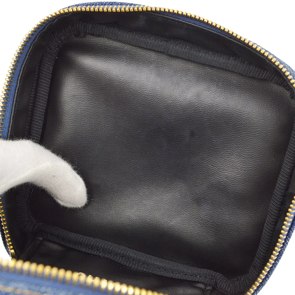 CHANEL 1996-1997 Denim Timeless Handbag 22669