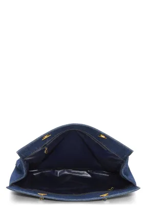 Chanel,  Blue Denim Timeless 'CC' Tote, Blue