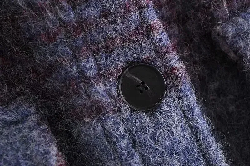 CHECK WOOLEN OVERSHIRT