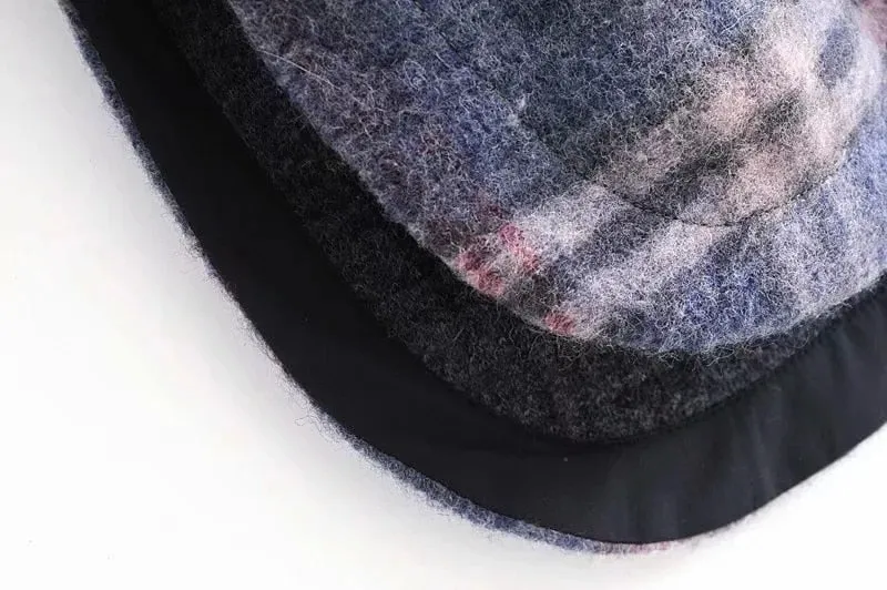 CHECK WOOLEN OVERSHIRT