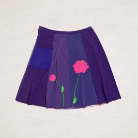 Classic Appliqué Skirt-Peony