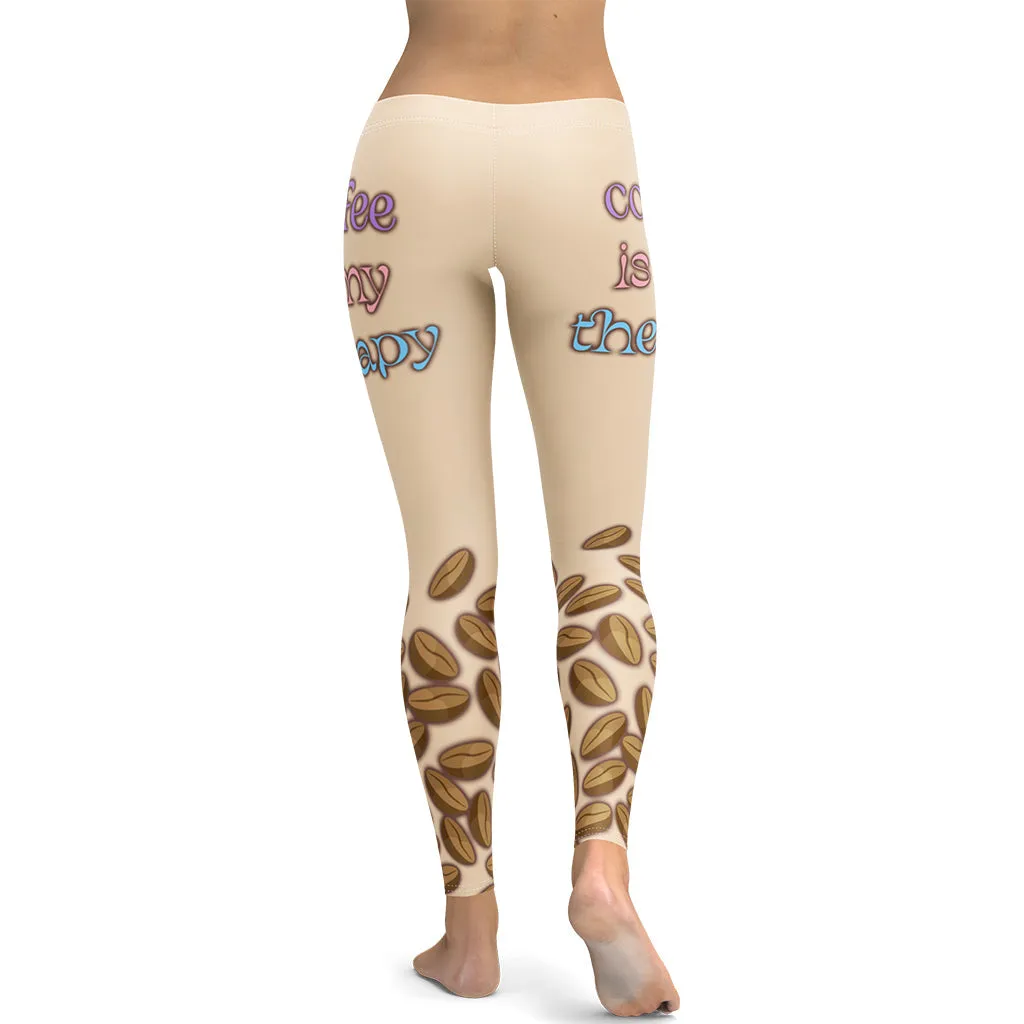 Coffee Is My Therapy Leggings