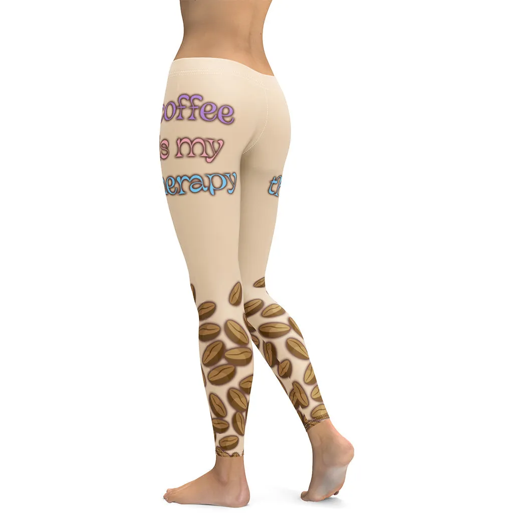 Coffee Is My Therapy Leggings