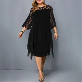 Cora | Chic Plus Size Midi Dress
