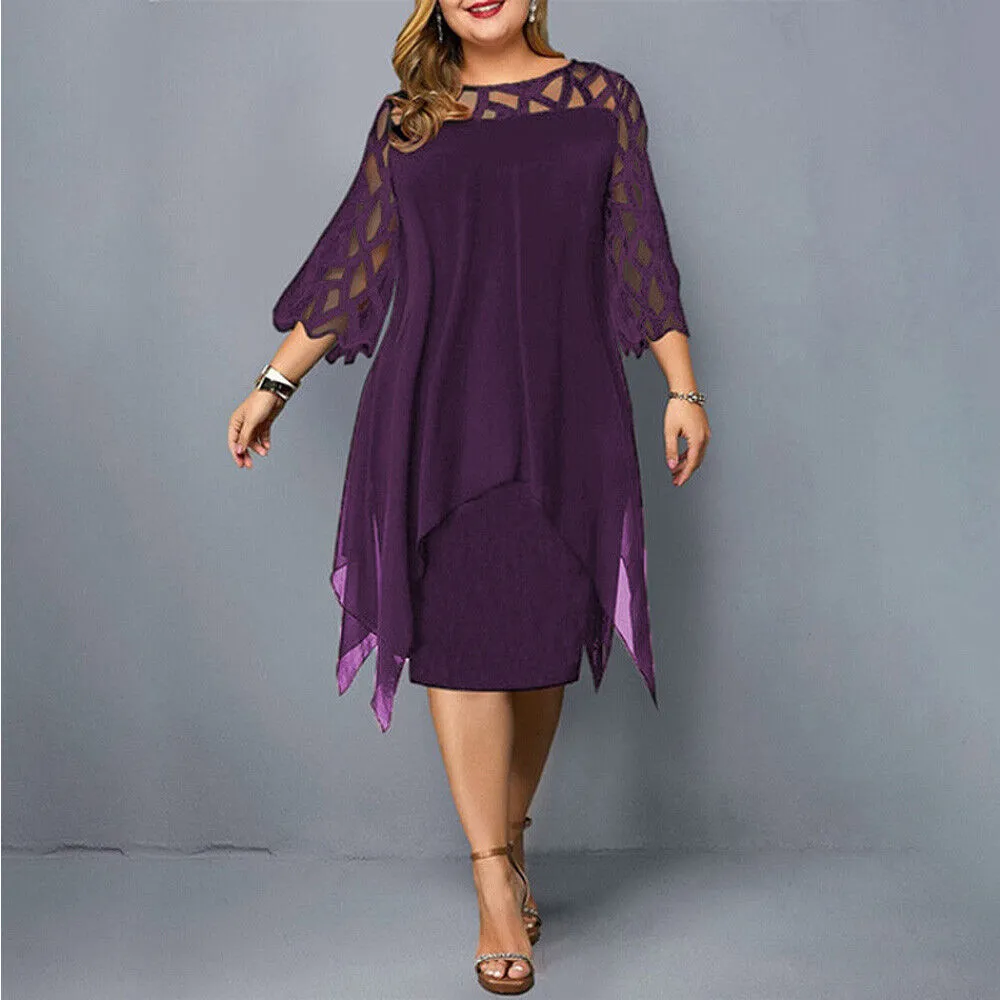 Cora | Chic Plus Size Midi Dress
