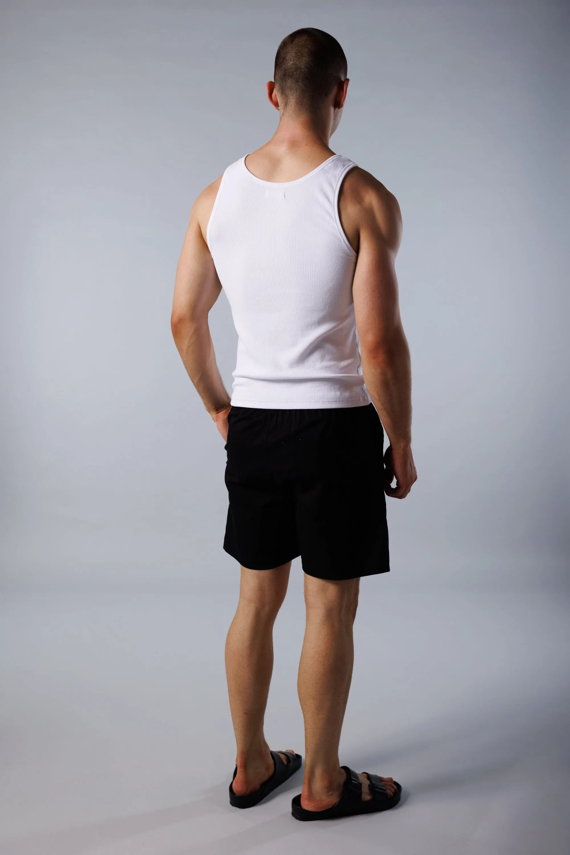 Cotton Shorts - Black