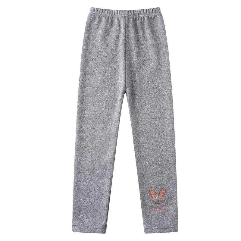 Cozy Bunny Kids Leggings: Stylish Winter Wear for Girls