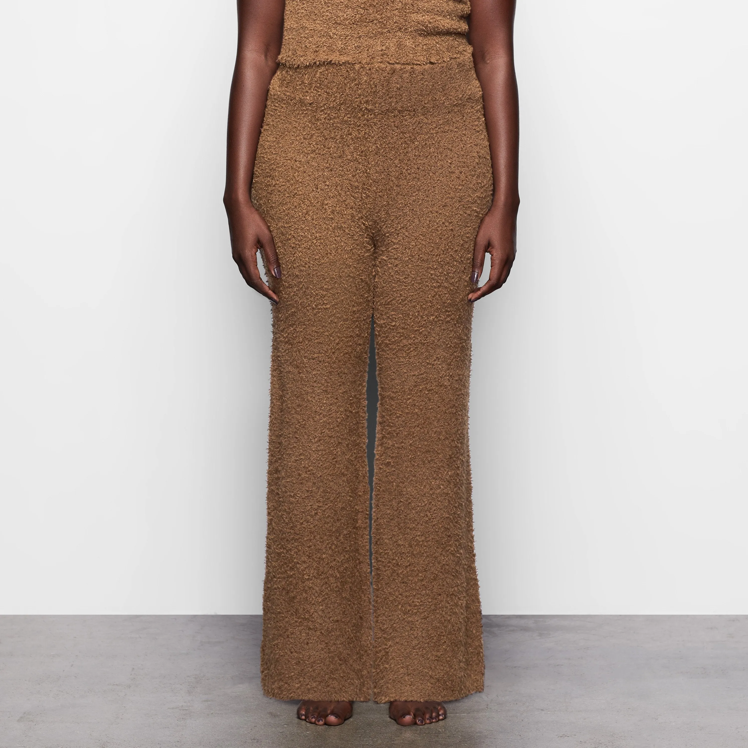 COZY KNIT PANT  | CAMEL