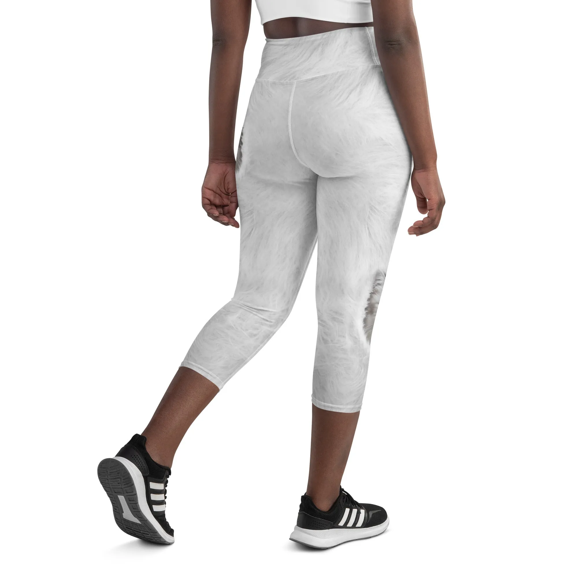 Cute Cozy Cat Yoga Capris