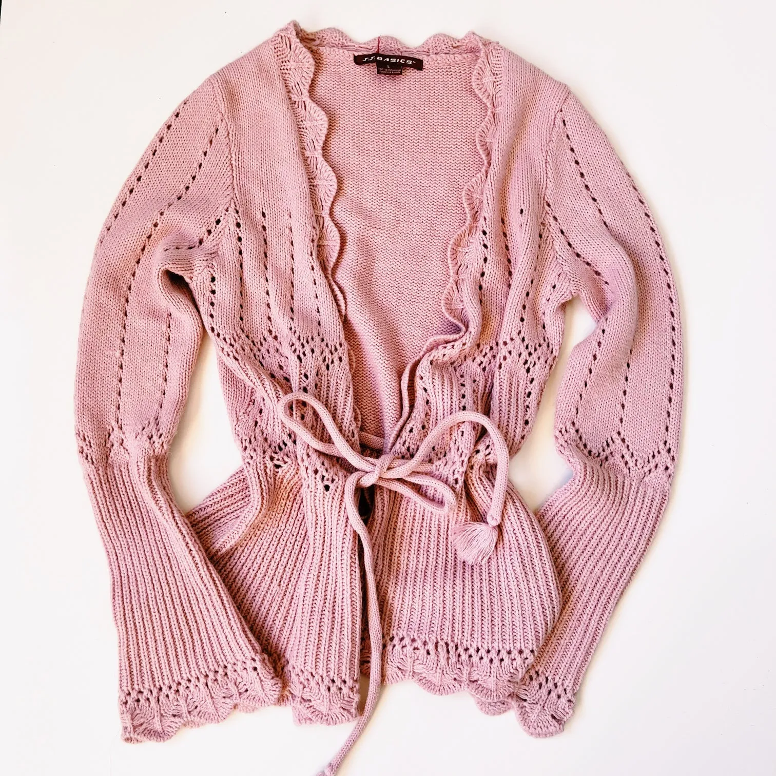 Early 2000s Pink Knit Cardigan