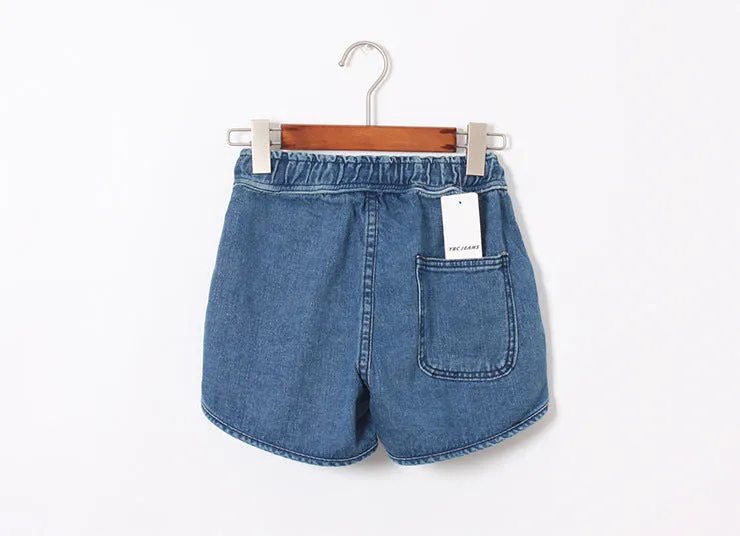 Elastic Waist Shorts Pants