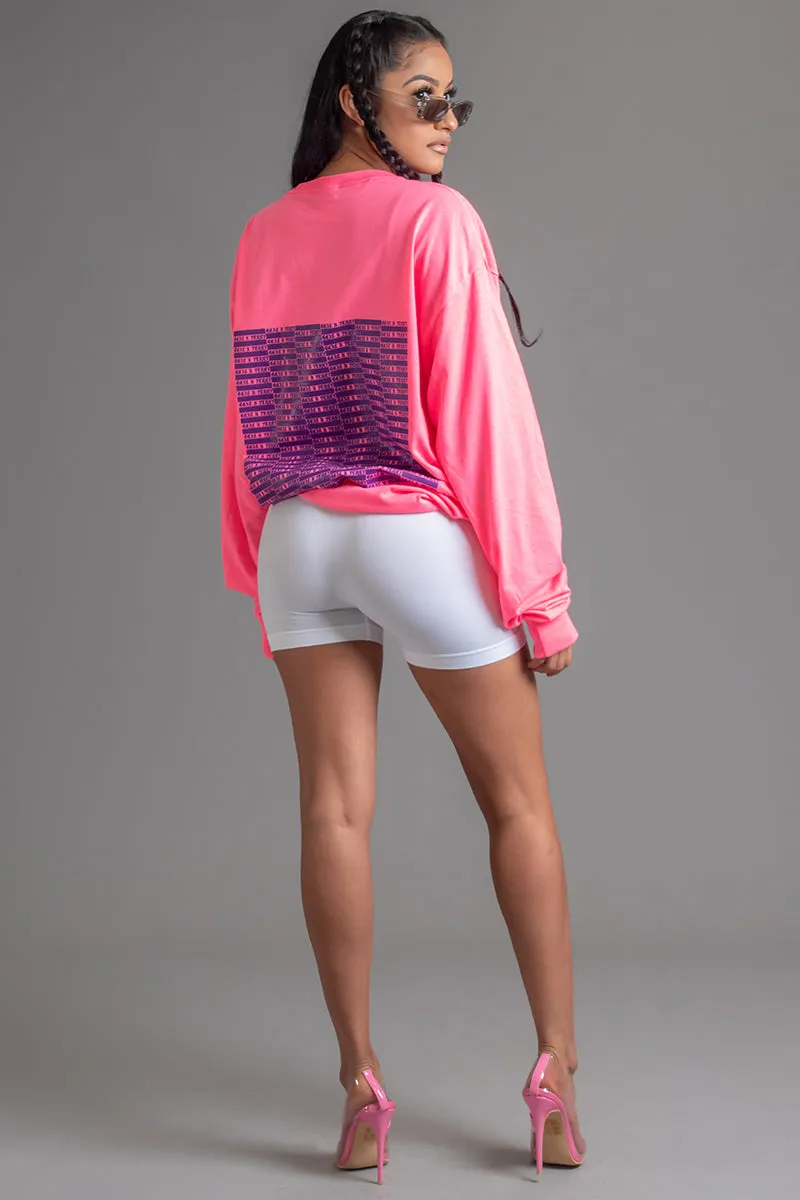 FULL CHECKER LONG SLEEVE TEE