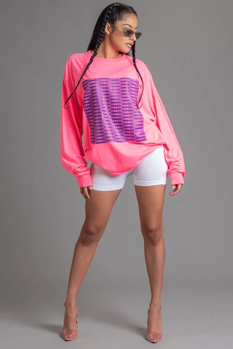 FULL CHECKER LONG SLEEVE TEE