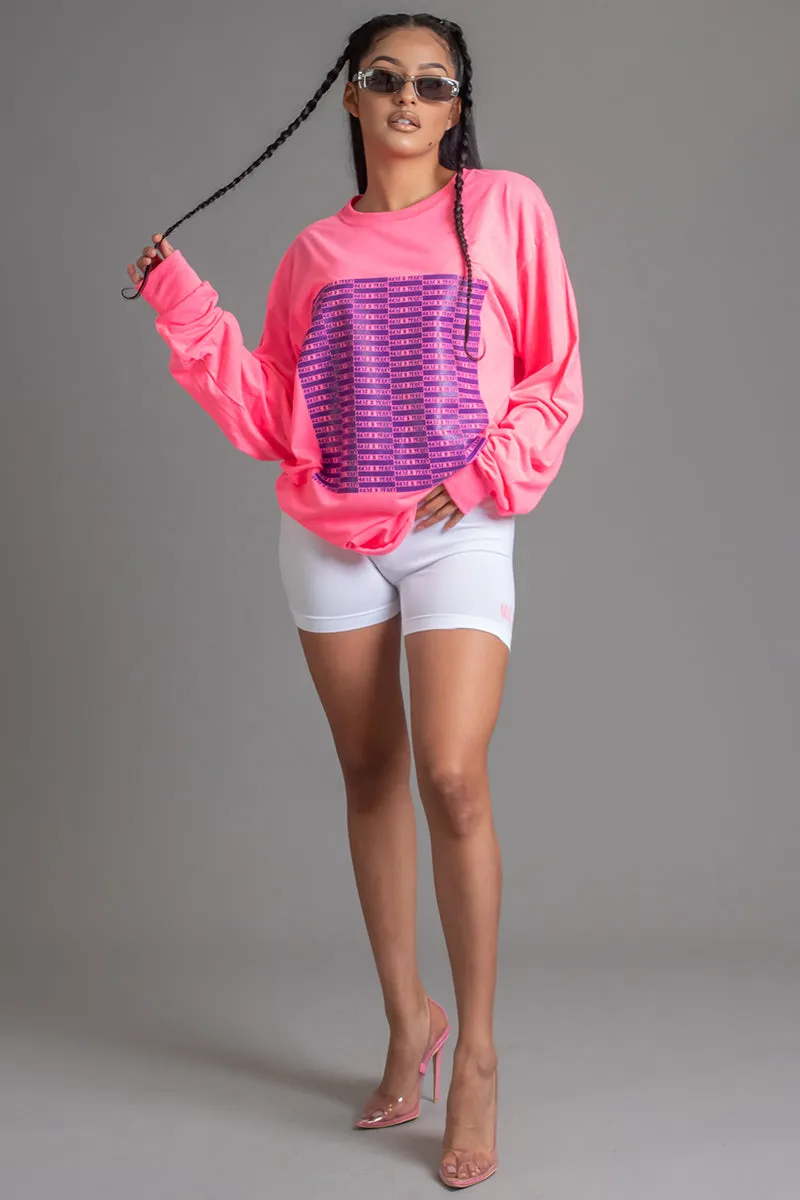 FULL CHECKER LONG SLEEVE TEE