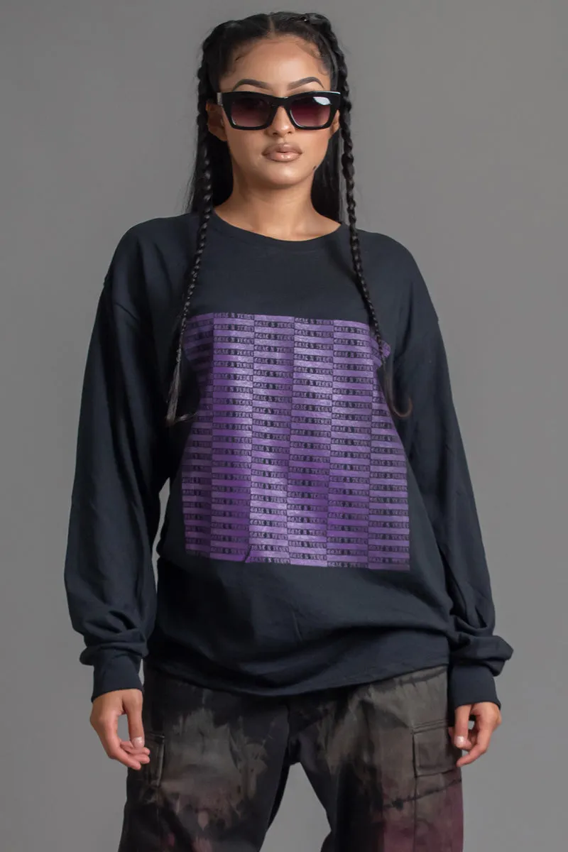 FULL CHECKER LONG SLEEVE TEE