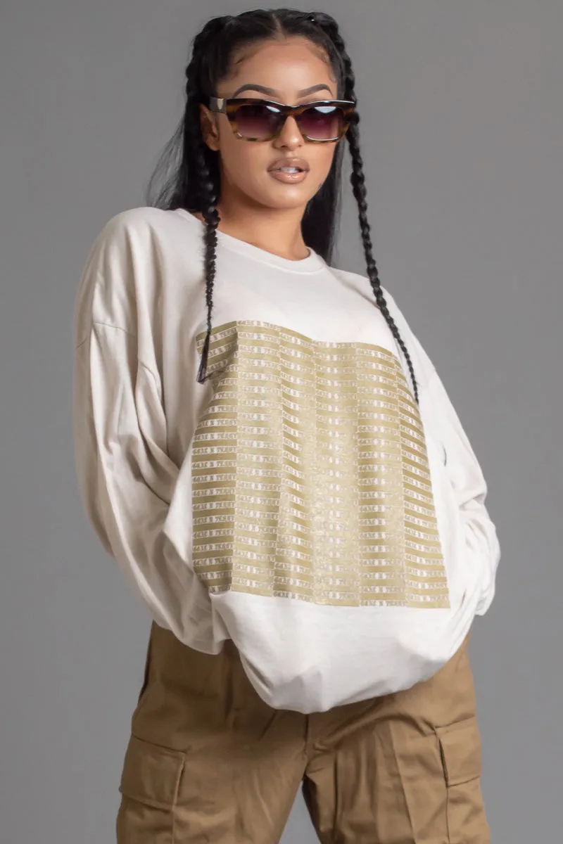 FULL CHECKER LONG SLEEVE TEE