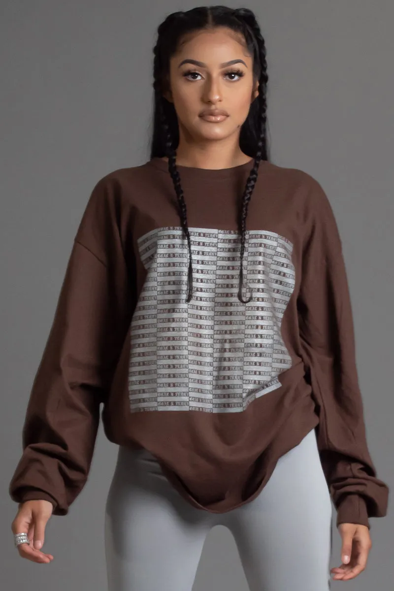FULL CHECKER LONG SLEEVE TEE