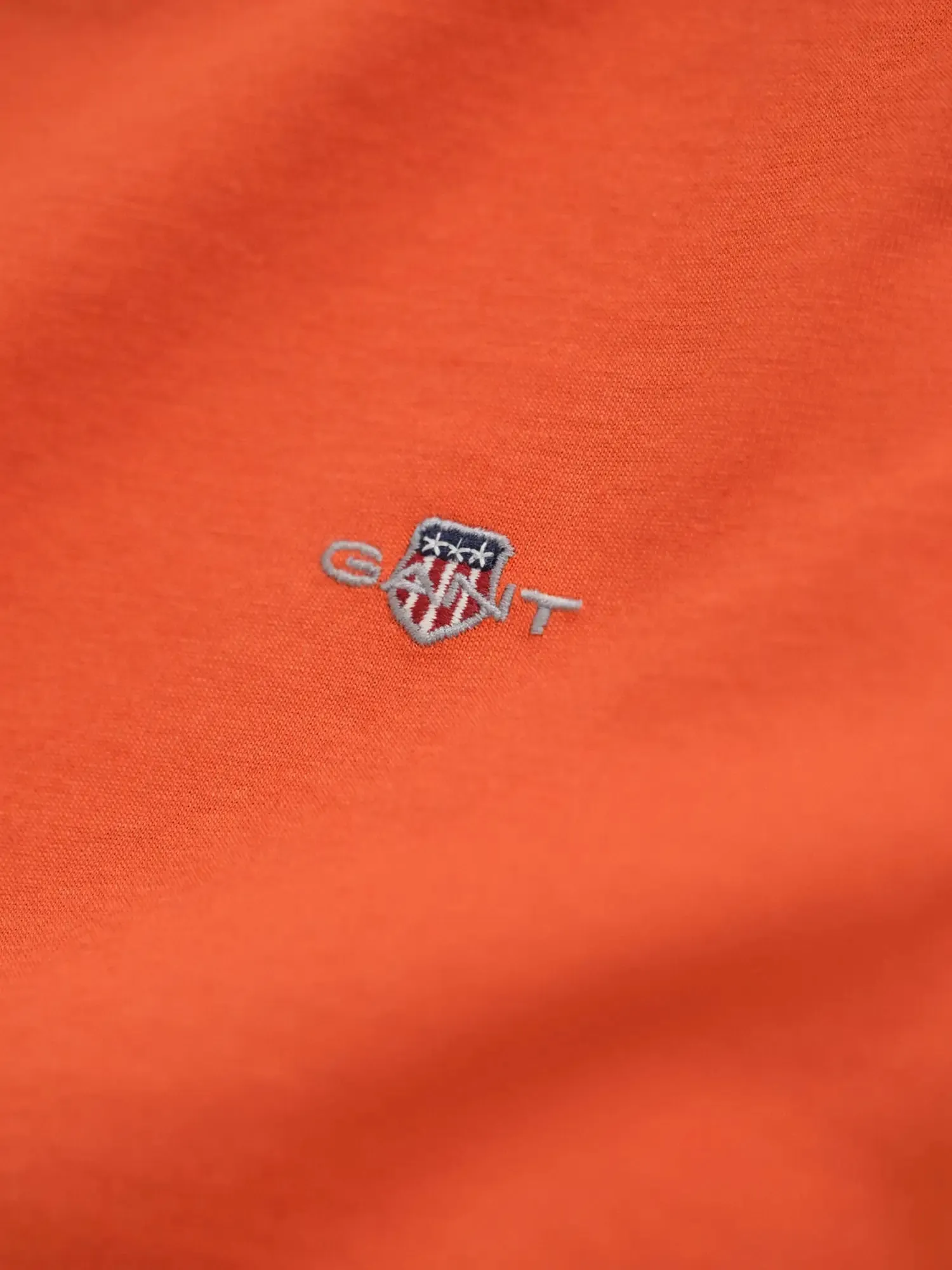 GANT L/S Shield T-Shirt - Orange