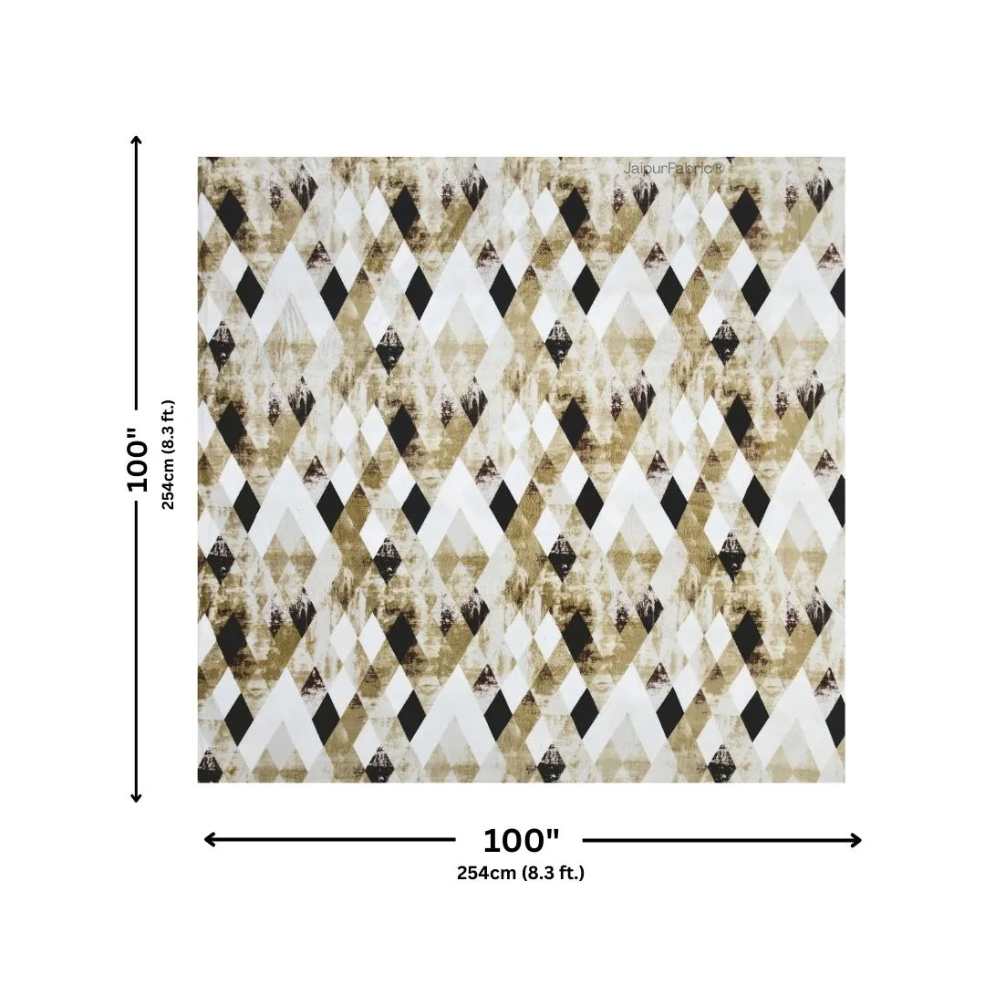 Golden Diamond Luxe Cozy Winter Comfort Woolen Double Bedsheet