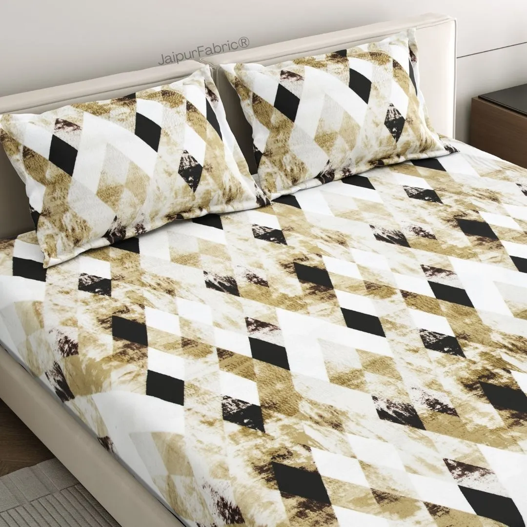 Golden Diamond Luxe Cozy Winter Comfort Woolen Double Bedsheet