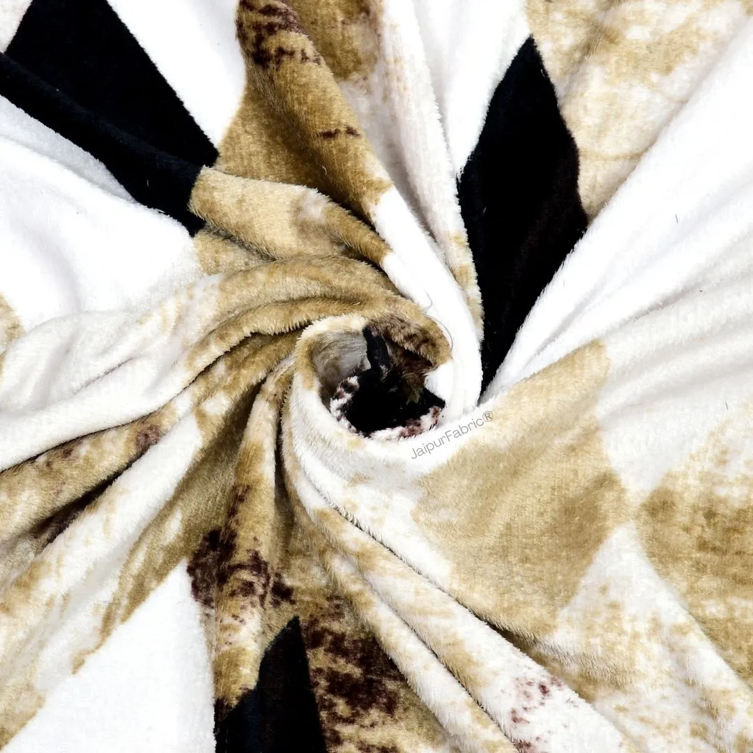 Golden Diamond Luxe Cozy Winter Comfort Woolen Double Bedsheet