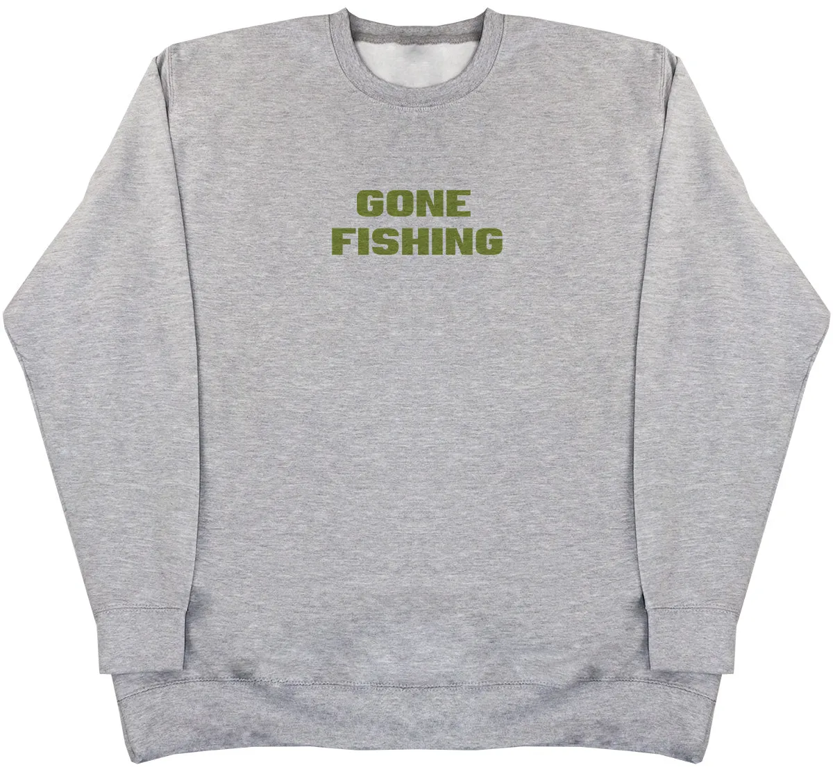 Gone Fishing - Kids Oversized Comfy Sweater
