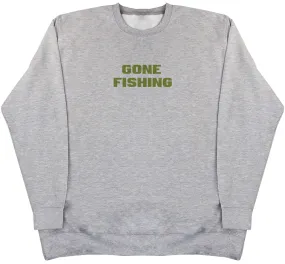 Gone Fishing - Kids Oversized Comfy Sweater