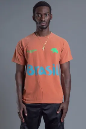 GUYS BURNT ORANGE TEAM BRASIL TEE