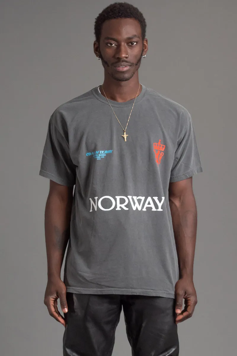 GUYS DARK GREY TEAM NORWAY TEE