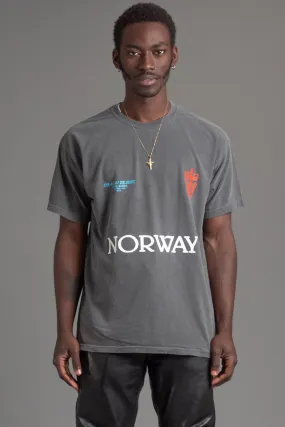 GUYS DARK GREY TEAM NORWAY TEE