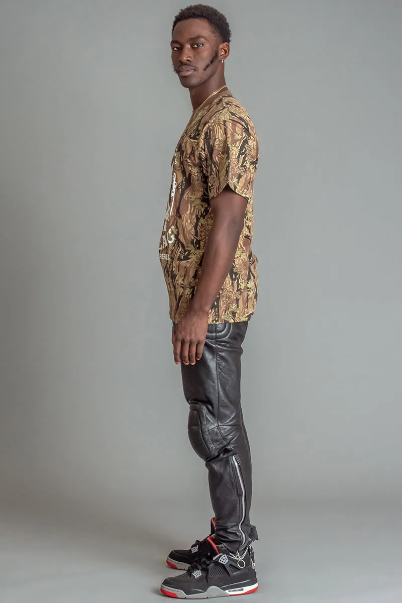 GUYS HT CAMO N WHITE ZIG ZAG TEE