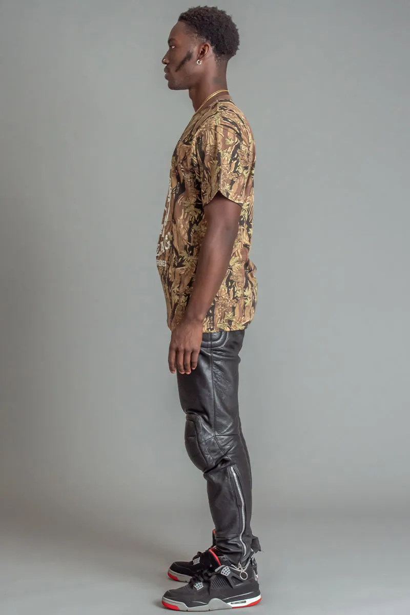 GUYS HT CAMO N WHITE ZIG ZAG TEE