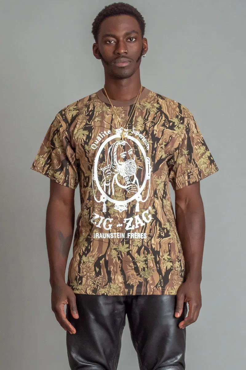 GUYS HT CAMO N WHITE ZIG ZAG TEE