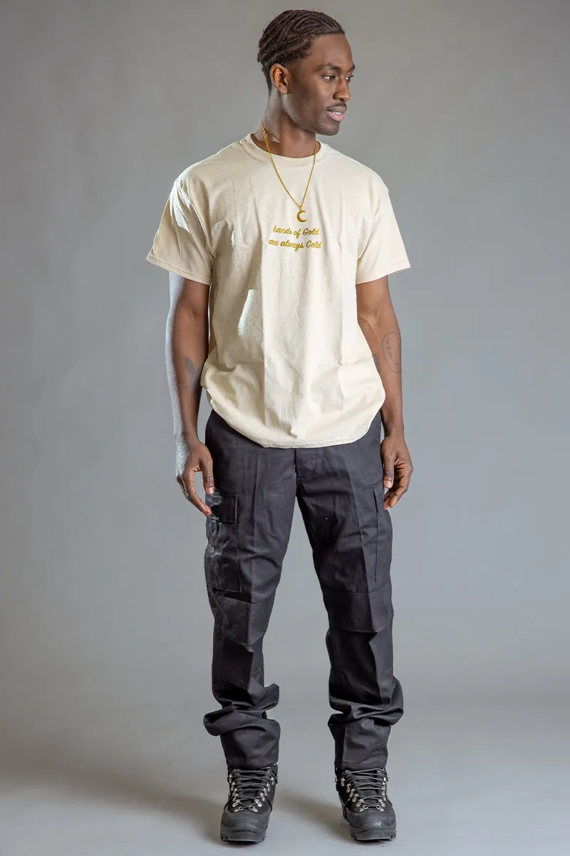 GUYS SAND N GOLD HANDS OF GOLD TEE