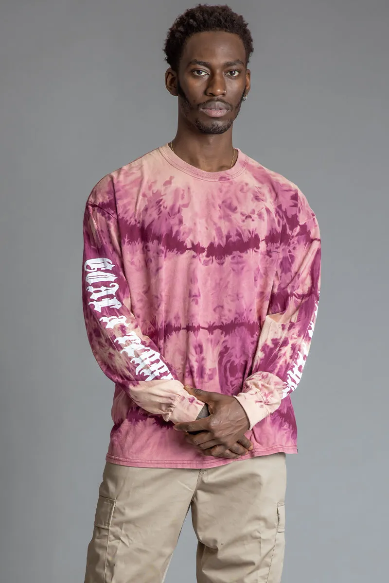 GUYS SMEARED DYE N WHITE TRAP TEE