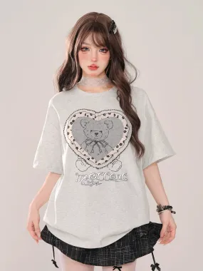 Heart Bare Top Ring Oversized